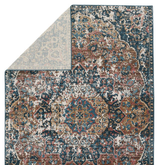 Jaipur Living Swoon Akela SWO15 Dark Blue/Multicolor Area Rug by Vibe Backing Image