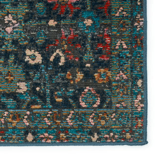 Jaipur Living Swoon Lisana SWO16 Dark Blue/Multicolor Area Rug by Vibe Detail Image