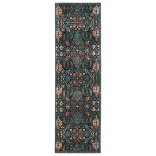 Jaipur Living Swoon Lisana SWO16 Dark Blue/Multicolor Area Rug by Vibe Runner Image