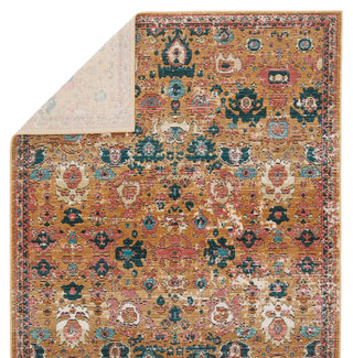 Jaipur Living Swoon Azura SWO17 Pink/Gold Area Rug by Vibe Backing Image