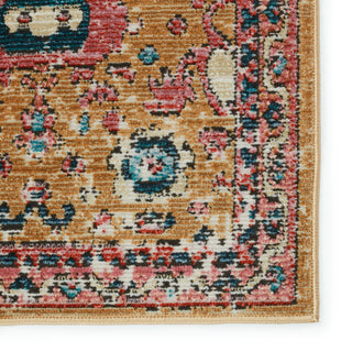 Jaipur Living Swoon Azura SWO17 Pink/Gold Area Rug by Vibe Detail Image