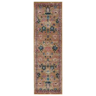 Jaipur Living Swoon Azura SWO17 Pink/Gold Area Rug by Vibe Runner Image