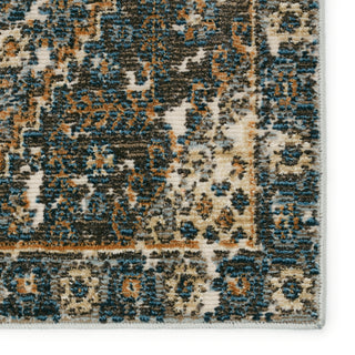Jaipur Living Swoon Julia SWO18 Blue/Gold Area Rug by Vibe Detail Image