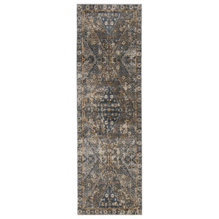 Jaipur Living Swoon Julia SWO18 Blue/Gold Area Rug by Vibe Runner Image