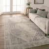 Jaipur Living Swoon Rush SWO20 Light Gray/Blue Area Rug by Vibe