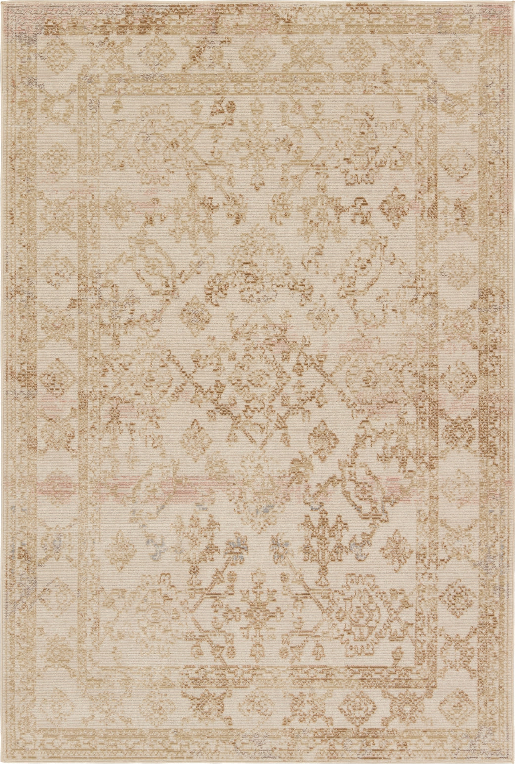 Jaipur Living Swoon Salerno SWO23 Gold/Ivory Area Rug by Vibe