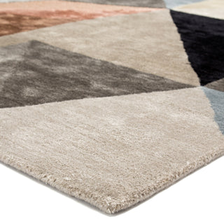 Jaipur Living Syntax Scalene SYN02 Gray/Blue Area Rug Corner Image
