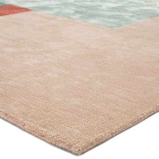 Jaipur Living Syntax Segment SYN04 Pink/Red Area Rug Corner Image