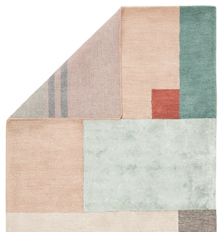 Jaipur Living Syntax Segment SYN04 Pink/Red Area Rug Backing Image