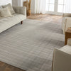 Jaipur Living Tradewinds Fairway TBB01 Silver Machine Washable Area Rug by Barclay Butera Lifestyle Image
