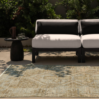 Jaipur Living Tejal Positano TEJ01 Yellow Area Rug Lifestyle Image