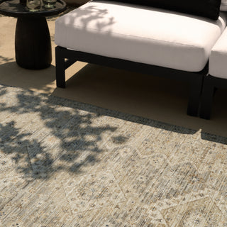 Jaipur Living Tejal Lave TEJ02 Tan Area Rug Lifestyle Image