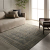 Jaipur Living Tejal Gethin TEJ06 Blue Area Rug Lifestyle Image