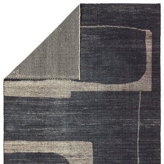 Jaipur Living Theo Braith THO06 Black/Tan Area Rug Backing Image