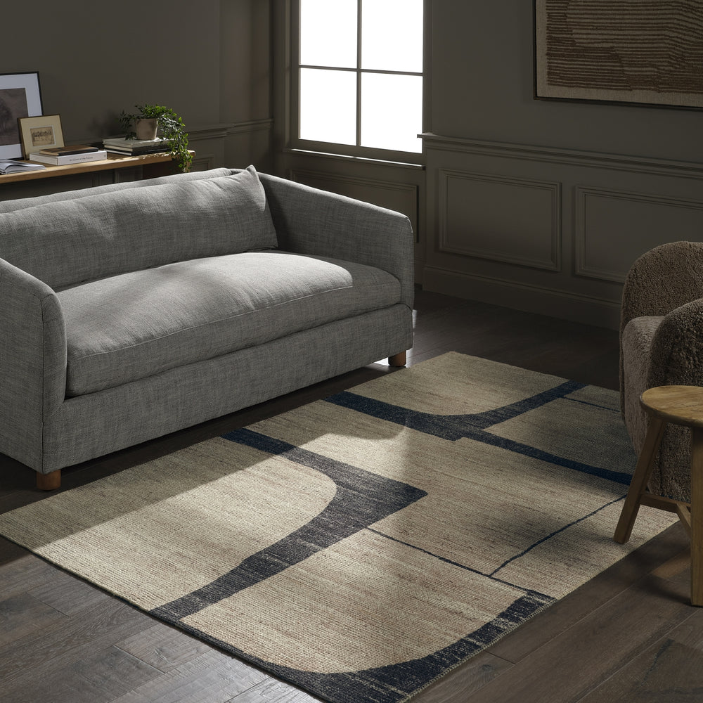 Jaipur Living Theo Braith THO07 Tan Area Rug Lifestyle Image Feature