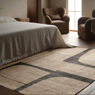 Jaipur Living Theo Braith THO07 Tan Area Rug Lifestyle Image 2