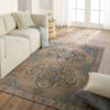 Jaipur Living Todori Nithas TOD02 Green Machine Washable Area Rug by Vibe Lifestyle Image Feature