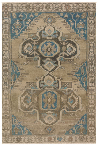 Jaipur Living Todori Adamen TOD06 Brown/Blue Machine Washable Area Rug by Label J main image