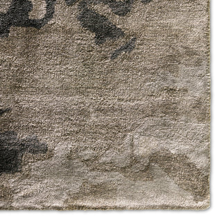 Jaipur Living Transcend Glacier TRD01 Gray/Silver Area Rug Corner Image