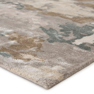 Jaipur Living Transcend Glacier TRD05 Light Gray/Taupe Area Rug Corner Image