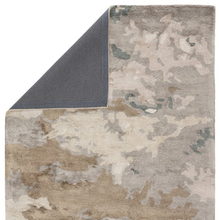 Jaipur Living Transcend Glacier TRD05 Light Gray/Taupe Area Rug Backing Image