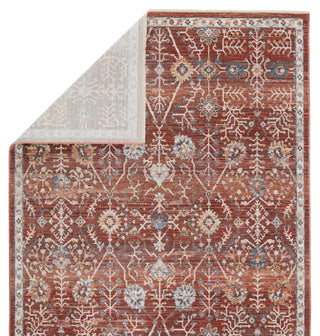 Jaipur Living Terra Katalia TRR14 Red/Blue Area Rug by Vibe Backing Image
