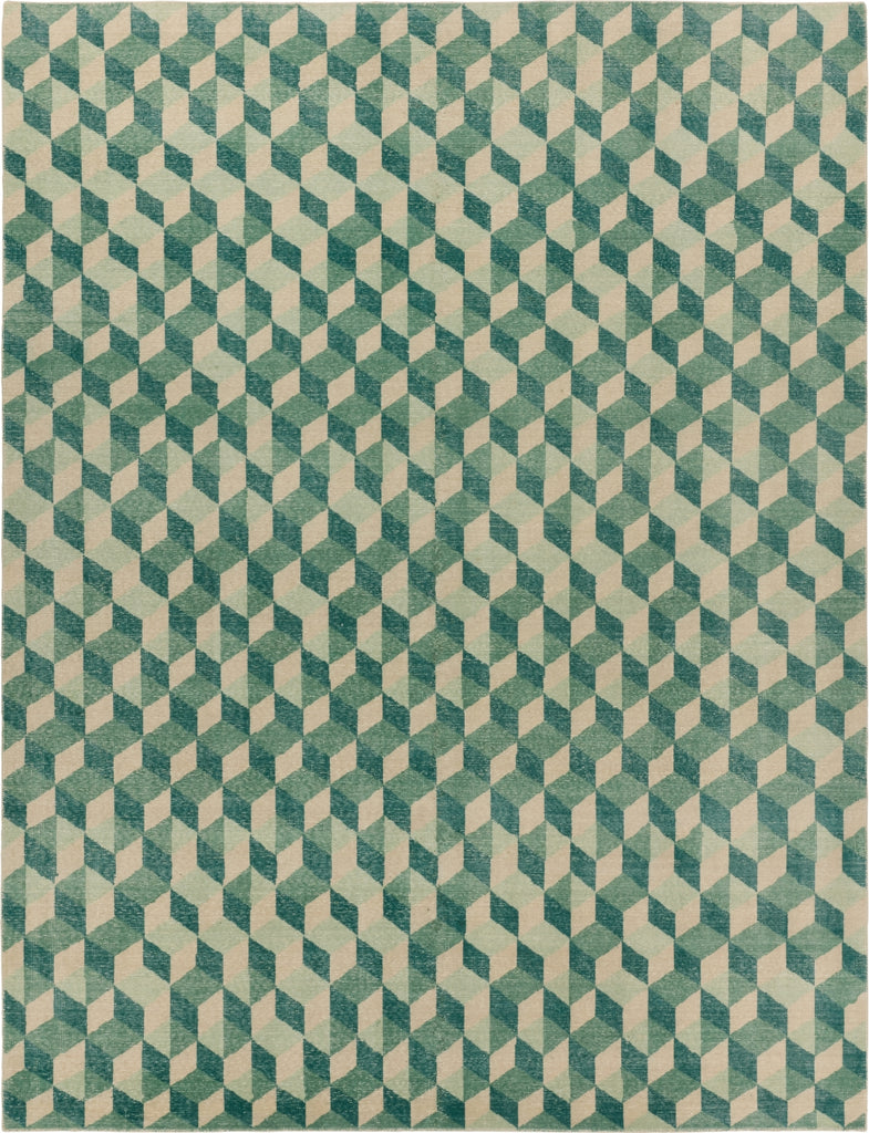 Jaipur Living Tessera by Matrix TSS04 Green/Cream Area Rug Verde Home