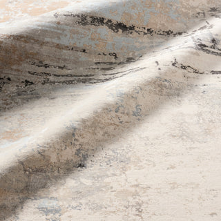 Jaipur Living Tattvam Misana TVM03 Gray/Tan Area Rug Lifestyle Image Feature