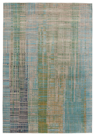 Jaipur Living Unstring Asthai UBV02 Light Gray/Blue Area Rug by Kavi main image