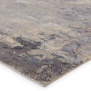 Jaipur Living Unstring Khamaj UBV04 Light Gray/Blue Area Rug Corner Image