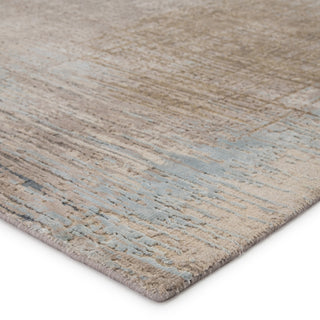 Jaipur Living Uvenuti Jenya UVT03 Light Gray/Light Blue Area Rug Corner Image