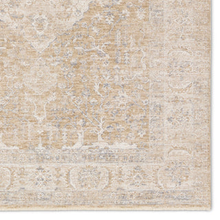 Jaipur Living Vekhea Aslan VEK01 Yellow/White Area Rug Corner 2
