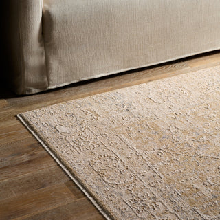 Jaipur Living Vekhea Aslan VEK01 Yellow/White Area Rug Corner 2