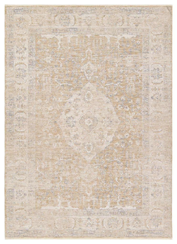Jaipur Living Vekhea Aslan VEK01 Yellow/White Area Rug Main Image