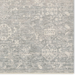 Jaipur Living Vekhea Faiza VEK03 Gray/Blue Area Rug Corner 