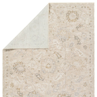 Jaipur Living Vekhea Alara VEK06 Tan/White Area Rug Backing Image