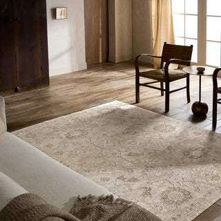 Jaipur Living Vekhea Alara VEK06 Tan/White Area Rug Room Scene 2