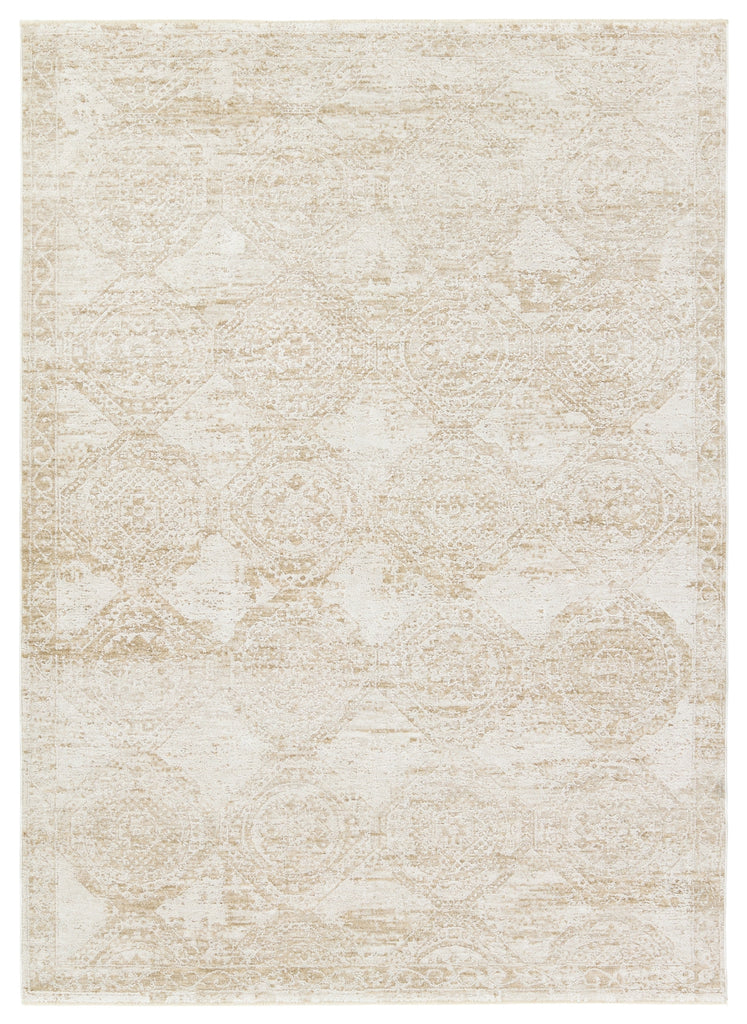 Jaipur Living Vekhea Nara VEK07 White/Tan Area Rug Main Image