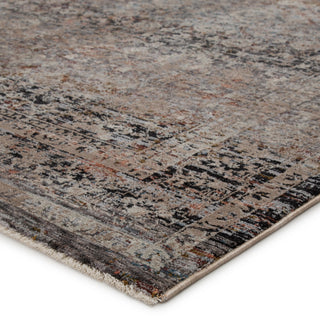 Jaipur Living Valentia Elio VLN03 Gray/Black Area Rug Corner Image