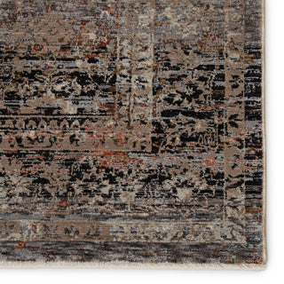 Jaipur Living Valentia Elio VLN03 Gray/Black Area Rug Detail Image