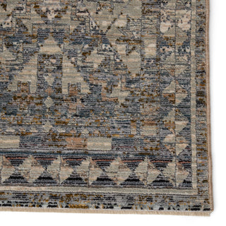 Jaipur Living Valentia Cashel VLN06 Gray/Dark Blue Area Rug Detail Image