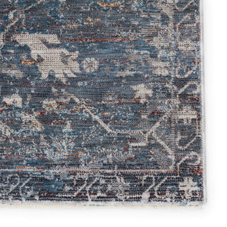 Jaipur Living Valentia Cicely VLN12 Blue/Gray Area Rug Detail Image