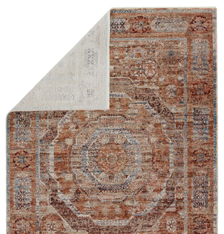 Jaipur Living Valentia Arcadia VLN15 Rust/Blue Area Rug Backing Image