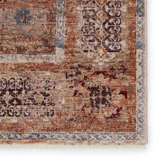 Jaipur Living Valentia Arcadia VLN15 Rust/Blue Area Rug Detail Image