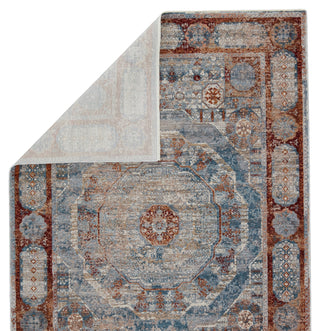 Jaipur Living Valentia Arcadia VLN16 Blue/Red Area Rug Backing Image