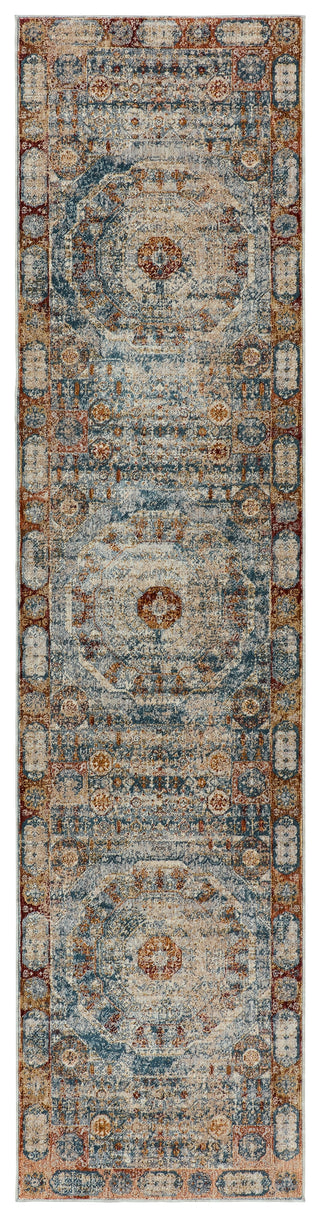 Jaipur Living Valentia Arcadia VLN16 Blue/Red Area Rug Runner Image