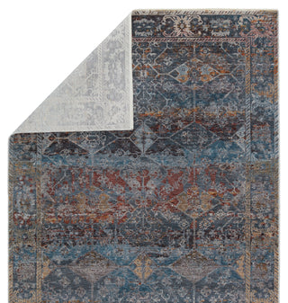 Jaipur Living Valentia Thessaly VLN17 Dark Blue/Red Area Rug Backing Image