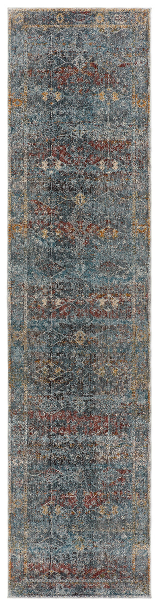 Jaipur Living Valentia Thessaly VLN17 Dark Blue/Red Area Rug Runner Image