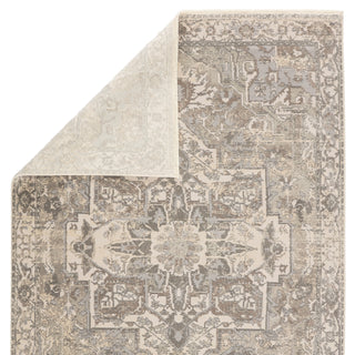 Jaipur Living Vienne Alain VNE01 Gray/Cream Area Rug Backing Image