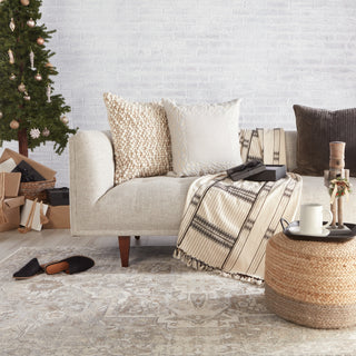 Jaipur Living Vienne Alain VNE01 Gray/Cream Area Rug Collection Image
